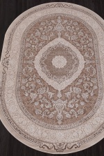 Ковер 03874B Brown - Brown 0.8x1.5