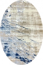 Ковер D038A Cream Shirink - Blue Fdy 0.8x1.5